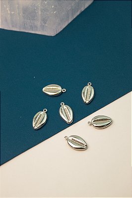 Pingente Buzios Aço Inox - 01 unid