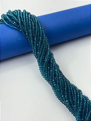 Fio Cristal 2mm Vidro Facetado - O Fio