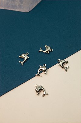 Pingente Golfinho Aço Inox - 01 unid