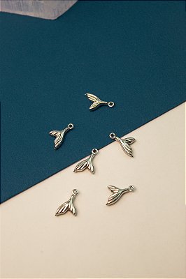 Pingente Rabo Baleia Aço Inox - 01 unid