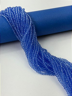 Fio Cristal 2mm Vidro Facetado - O Fio