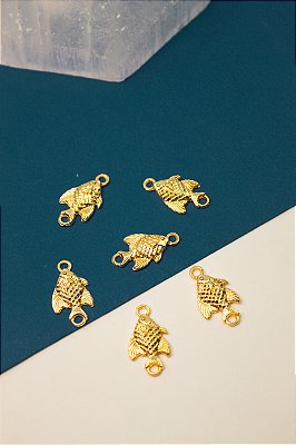 Pingente Peixe Ouro - 01 Unid