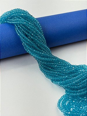 Fio Cristal 2mm Vidro Facetado - O Fio