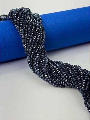 Fio Cristal 2Mm Vidro Facetado - O Fio