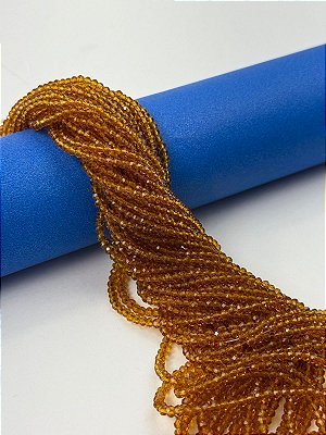 Fio Cristal 2Mm Vidro Facetado - O Fio