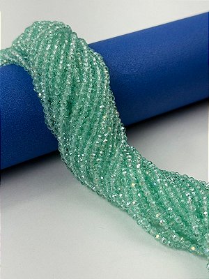 Fio Cristal 2Mm Vidro Facetado - O Fio