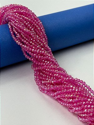 Fio Cristal 2Mm Vidro Facetado - O Fio