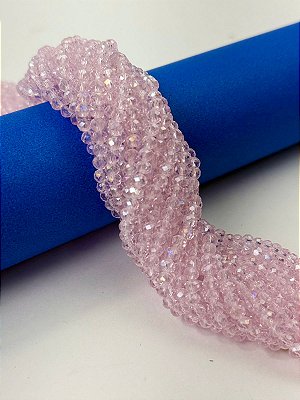 Fio Cristal 4Mm Vidro Facetado - O Fio