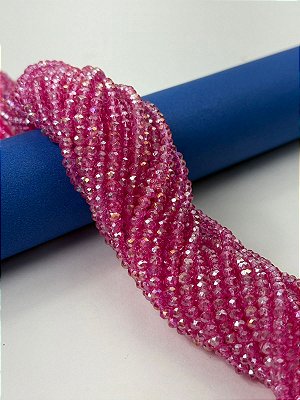 Fio Cristal 4Mm Vidro Facetado - O Fio