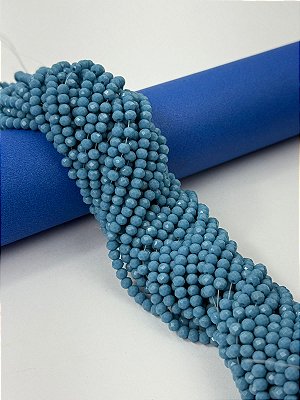 Fio Cristal 4Mm Vidro Facetado - O Fio