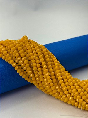 Fio Cristal 4Mm Vidro Facetado - O Fio