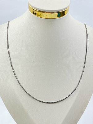 Colar veneziana redonda aço inox medida 70cm - 1 unidade