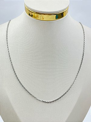 Colar cartier aço inox medida 60cm - 1 unidade