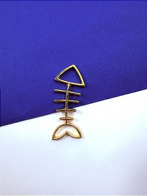 Pingente Peixe Ouro - 01 Unid