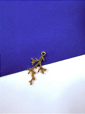Pingente Coral Ouro - 01 Unid