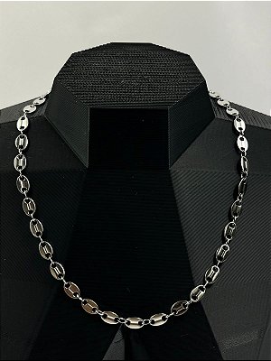 Colar Aço Inox tipo Guti - antialergico - medida 40cm e extensora - 1 Unidade