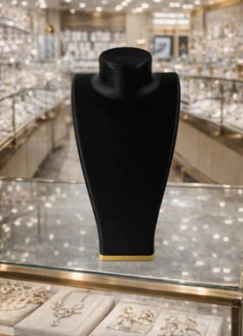 Busto Expositor Premium para Joias e Bijuterias - 01 unid