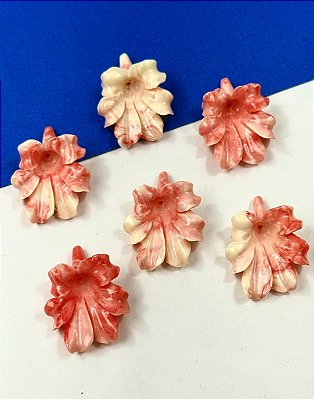 Pingente Flor Resina - 01 Und