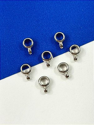 Canequinha 8mm Niquel - 10pçs