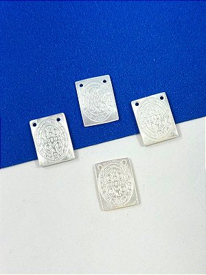 Escapulario Madreperola Sao Bento - 01 unid