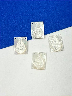 Escapulario Madreperola Nossa Senhora Aparecida - 01 unid