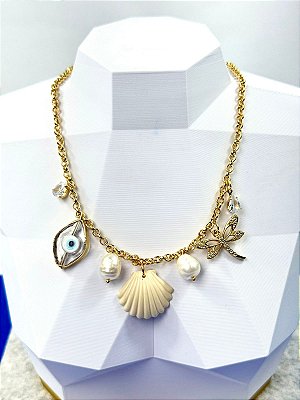 Colar Concha - 01 unid