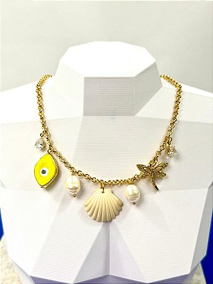 Colar Concha - 01 unid