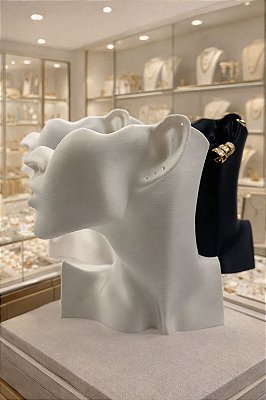 Busto Expositor Premium para Joias e Bijuterias - 01 unid