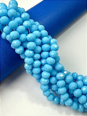 Fio Cristal 8Mm Vidro Facetado - O Fio