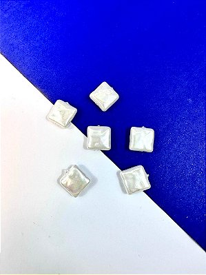 Pingente Passante Perola Shell - 01 unid