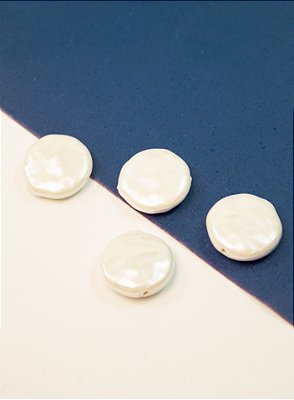 Pingente Passante Perola Shell - 01 unid