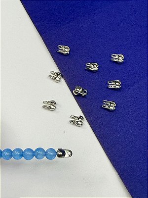 Tips Bolinha Lateral para fios 5x2,5mm - 100 Pçs - Aço Inox