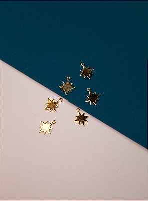 Pingente Estrela Ouro - 01 Unid