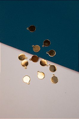 Pingente Redondo Ouro - 01 und