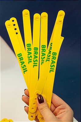 Pulseira Ajustável Brasil - 01 Und