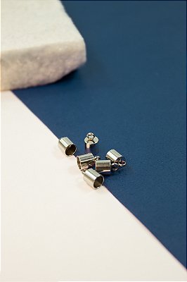 Terminal copinho 6mm Aco inox - 01 Unid.