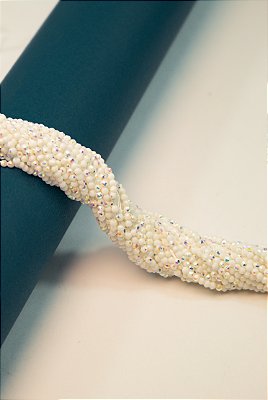 Fio Cristal 1mm Vidro Facetado - O Fio