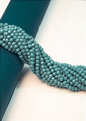 Fio Cristal 4Mm Vidro Facetado - O Fio