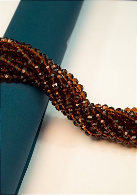 Fio Cristal 4Mm Vidro Facetado - O Fio