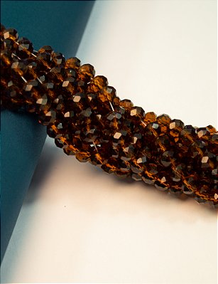 Fio Cristal 8Mm Vidro Facetado - O Fio