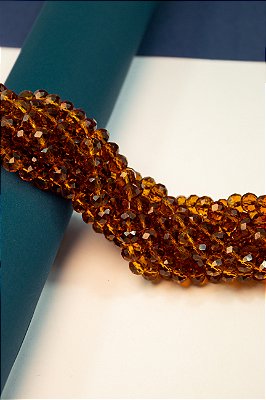 Fio Cristal 8Mm Vidro Facetado - O Fio