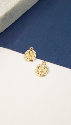 Pingente Flor-de-lis - 01 unid
