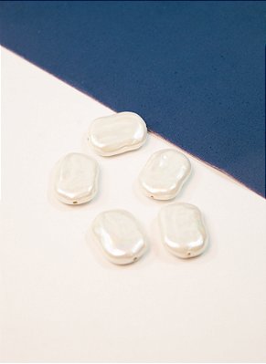 Pingente Passante Perola Shell - 01 unid