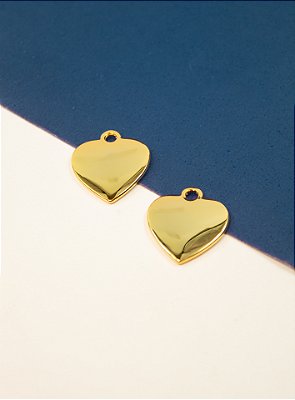 Pingente Coracao Liso - 01 unid