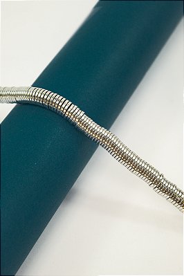 Fio Hematita Prata Disco 8x1mm - O Fio