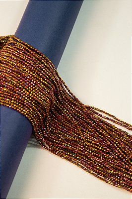 Fio Cristal 1mm Vidro Facetado - O Fio
