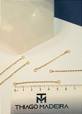Corrente Cortada Com Argolinha Nas Duas Pontas 5Cm - Und