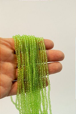 Fio Cristal 2Mm Vidro Facetado - O Fio