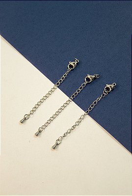 Alongadora com Fecho 5cm Aço Inox - 01 Und