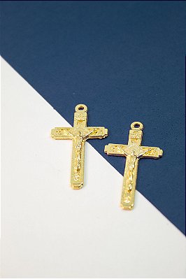 Pingente Religioso Cruz Ouro - 01 Und